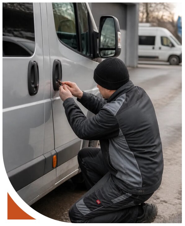 Аварийное вскрытие микроавтобуса в Подольске от 3125 р. | Разлок-Пдл